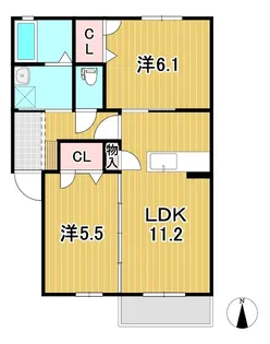 パクス・オーミカーナ【2階】の間取り
