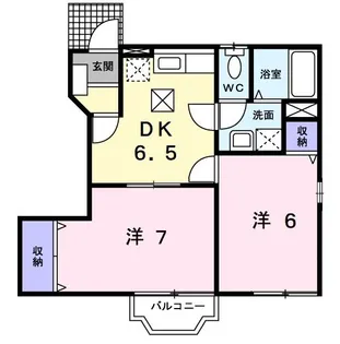 レジデンスI【1階】の間取り