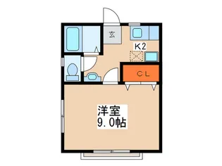 コ-ポ若松I【1階】の間取り