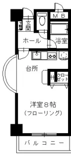カーサ中島【4階】の間取り