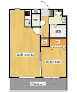 WISTERIA【5階】の間取り