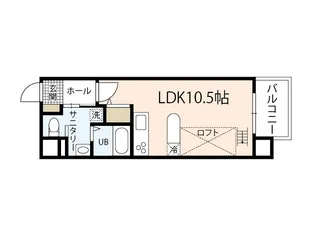 グランドポレストーネ東平塚【2階】の間取り