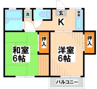 ファミール白糸【2階】の間取り