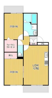 ブルームガーデンC棟【3階】の間取り