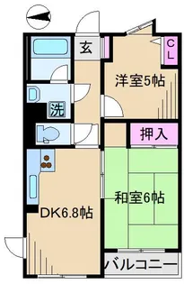 グリーンヒルズ飛鳥山【4階】の間取り