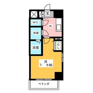 K Smart 小牧【4階】の間取り