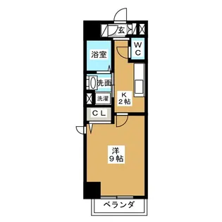 クレド御成通【4階】の間取り