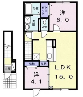 ラ ヴィータ エテルナ【2階】の間取り