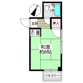 春日野道ロイヤルハイツ【4階】の間取り