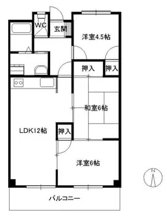 パールハイツSUMIDA【3階】の間取り