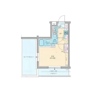 ロアール横浜矢向【2階】の間取り