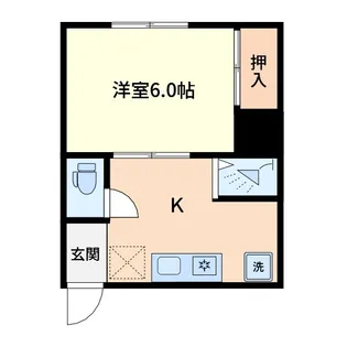 コーポ白ゆり【2階】の間取り