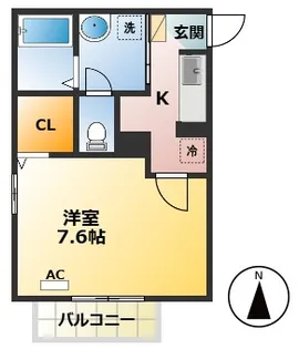 フルール A B C【1階】の間取り
