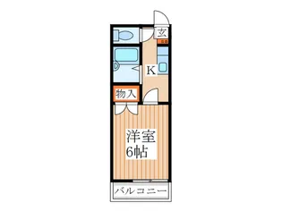 金子コーポ60号【2階】の間取り