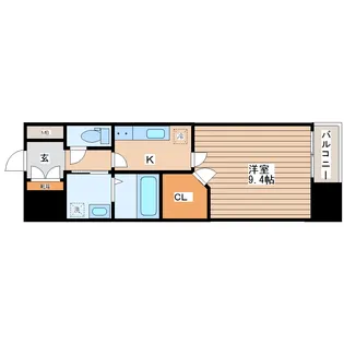 アークデュオ仙台苦竹【2階】の間取り