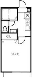 レジデンス木更津【1階】の間取り
