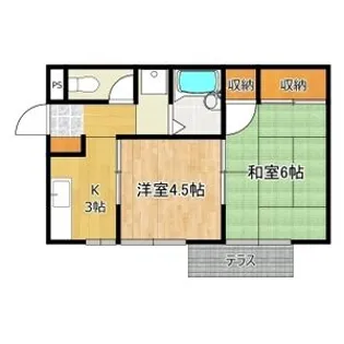 シティハイツ青葉【1階】の間取り