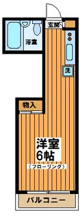 コーポラス佐方【1階】の間取り