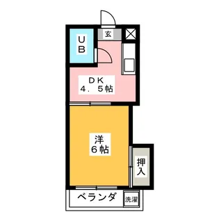 コーポJUN【3階】の間取り