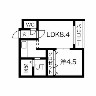 feerique(フェリーク)【1階】の間取り