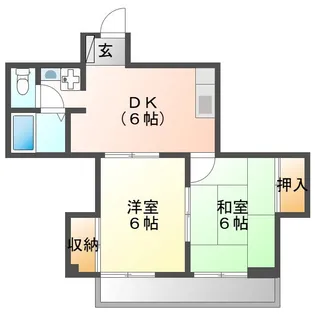 サンライズ61【3階】の間取り