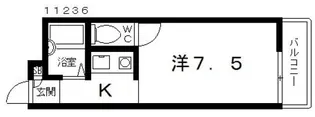SENSE富田林(本館)【1階】の間取り