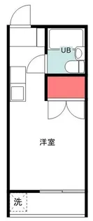 コンフォスタジオ永山【2階】の間取り