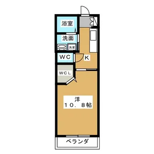 ヴィアソーレ【2階】の間取り