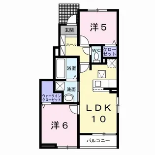 ラナンキュラス【1階】の間取り