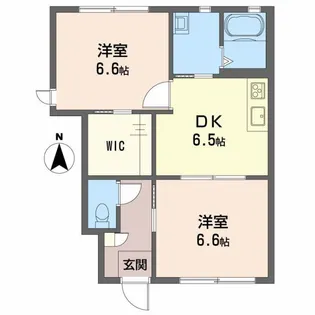 ポルタ ブランシェ【1階】の間取り
