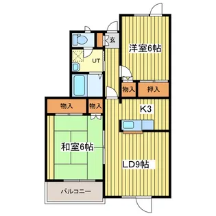 シティーハウス【1階】の間取り