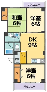 ネオメゾン武庫川【2階】の間取り