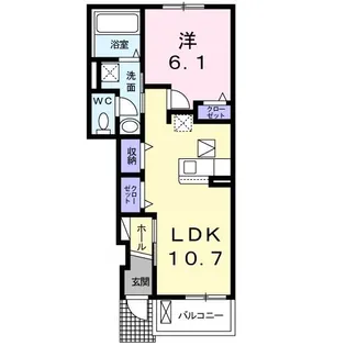 ファイン ビラ【1階】の間取り