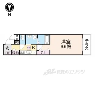 ハルズHINODE【2階】の間取り