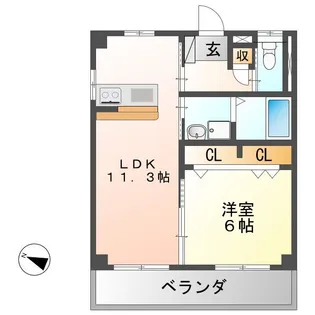 エミネンス【3階】の間取り