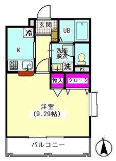 シエール羽田壱番館【1階】の間取り