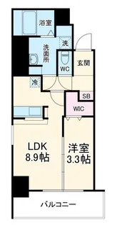 ラ・ルーシュ泉【9階】の間取り