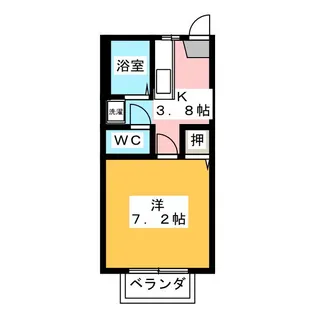 フレグランスランドD【2階】の間取り