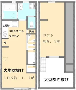 テラス駒沢【2階】の間取り