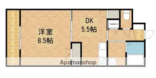 セントラルヒルズA【4階】の間取り