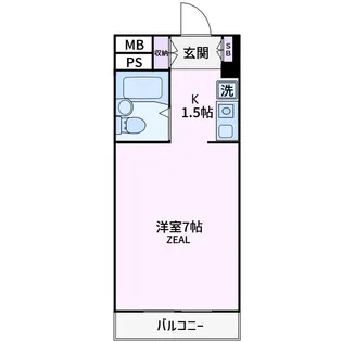 藤和シティスクエア桜上水【5階】の間取り