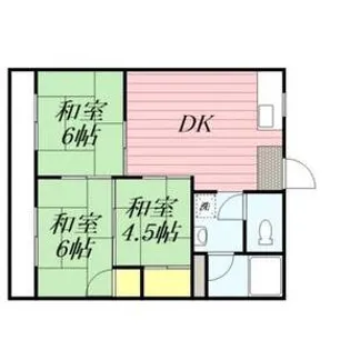 コーポ一幸【2階】の間取り