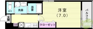 リアコートJR須磨鷹取【2階】の間取り