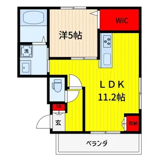 MAISON de Soie【4階】の間取り