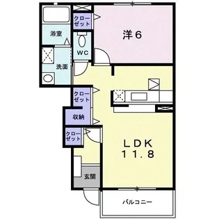 パラ-シオ・N【1階】の間取り