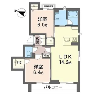 コモコート【SHM】【3階】の間取り