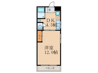 マンション江坂の間取り