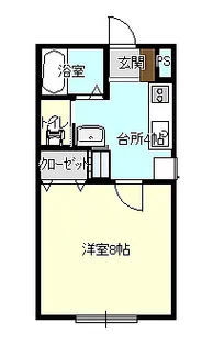 グランコートN10【2階】の間取り