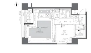ZOOM秋葉原SQUARE【7階】の間取り
