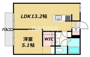 ハイツ ヒラオカ【2階】の間取り